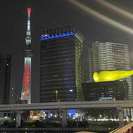 Calum Asakusa Imado Tokyoカルム浅草今戸ツインルーム新築民泊東京浅草隅田川今戸神社近くスカイツリー見えるコンビニコインランドリー近くある浅草駅まで徒歩圏内アクセス便利成田空港羽田空港銀座渋谷東京駅直通 Tóquio Exterior foto